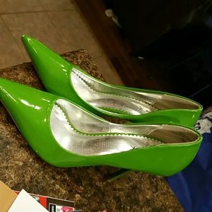 Green Damita 4" heels